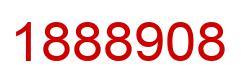 Number 1888908 red image
