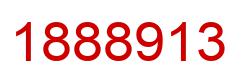 Number 1888913 red image