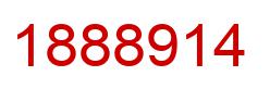 Number 1888914 red image