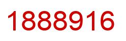 Number 1888916 red image