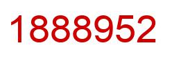 Number 1888952 red image