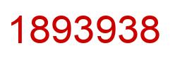 Number 1893938 red image