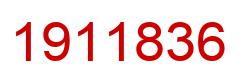 Number 1911836 red image
