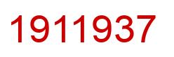 Número 1911937 imagen rojo