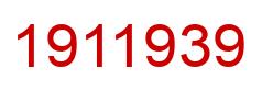 Número 1911939 imagen rojo
