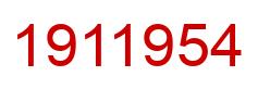 Número 1911954 imagen rojo