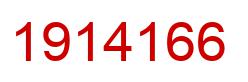 Number 1914166 red image