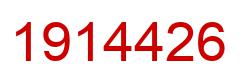 Number 1914426 red image