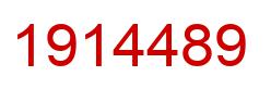 Number 1914489 red image