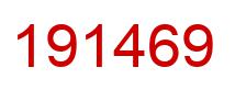 Number 191469 red image