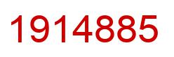 Number 1914885 red image