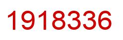 Number 1918336 red image