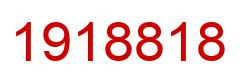 Number 1918818 red image