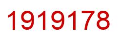 Number 1919178 red image
