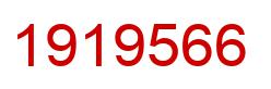Number 1919566 red image