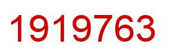 Number 1919763 red image