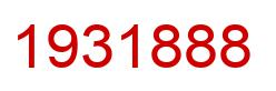 Number 1931888 red image