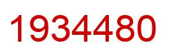 Number 1934480 red image