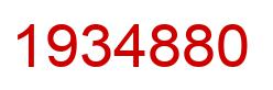 Number 1934880 red image