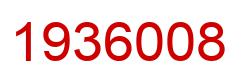 Number 1936008 red image