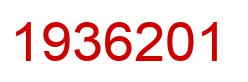 Number 1936201 red image