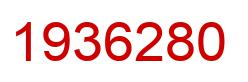 Number 1936280 red image