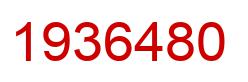 Number 1936480 red image