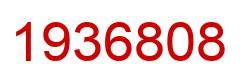 Number 1936808 red image