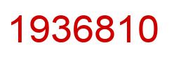 Number 1936810 red image