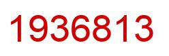 Number 1936813 red image