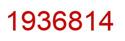 Number 1936814 red image