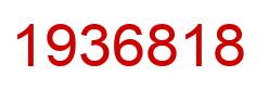 Number 1936818 red image