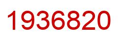 Number 1936820 red image