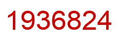 Number 1936824 red image