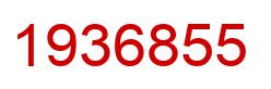 Number 1936855 red image