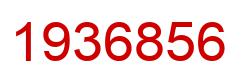 Number 1936856 red image