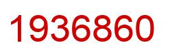 Number 1936860 red image