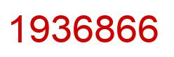 Number 1936866 red image