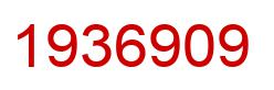 Number 1936909 red image