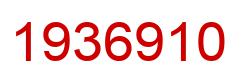 Number 1936910 red image
