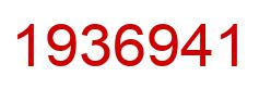 Number 1936941 red image