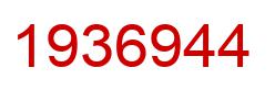 Number 1936944 red image