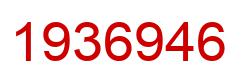 Number 1936946 red image
