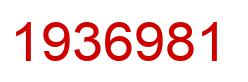 Number 1936981 red image
