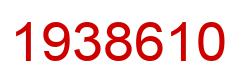 Number 1938610 red image