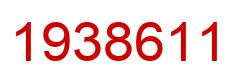 Number 1938611 red image