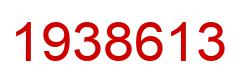 Number 1938613 red image