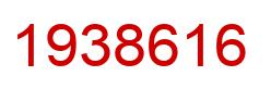 Number 1938616 red image