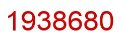 Number 1938680 red image