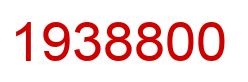 Number 1938800 red image